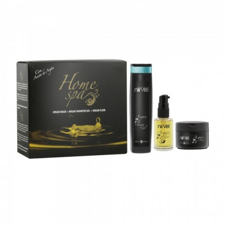 Argan HomeSpa Pack  1 Argan Fluid 30ml + 1 Argan Mask 200ml + 1 Argan Shampoo grel 250ml